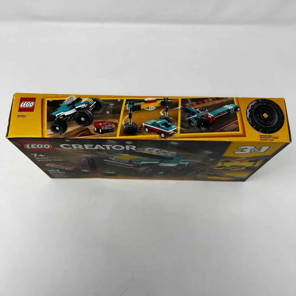 LEGO Creator‎ 3in1 Monster Truck 31101 Building Toy Set 163 Pieces Ages 7+ NEW